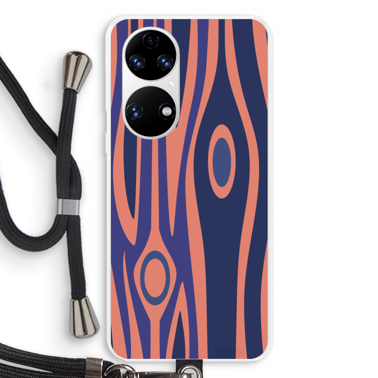 Bast A: Huawei P50 Transparant Hoesje met koord