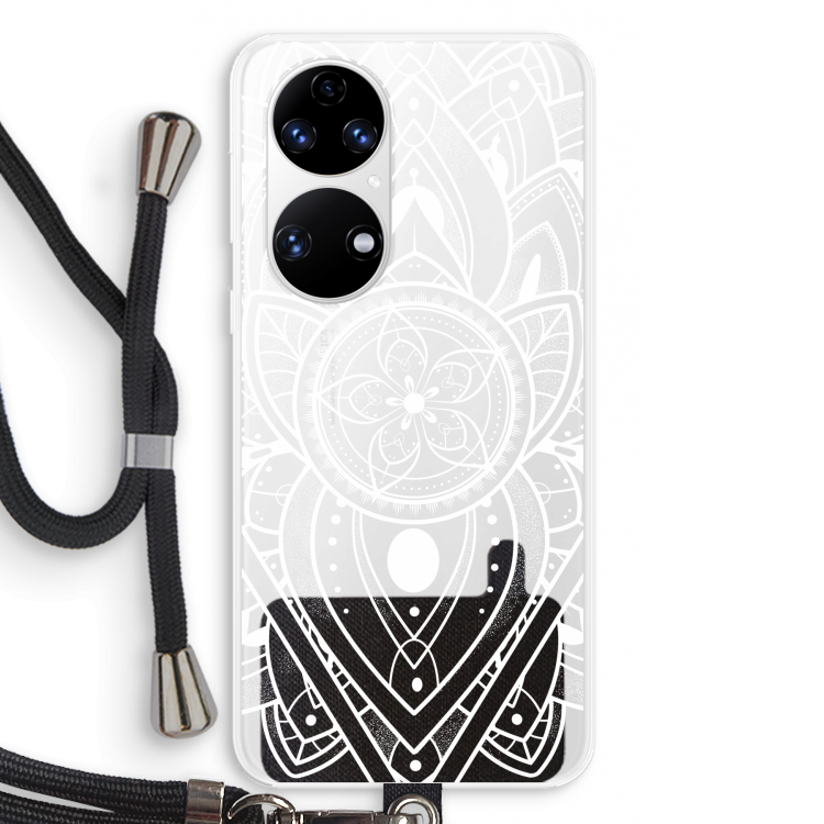 It's Complicated: Huawei P50 Transparant Hoesje met koord