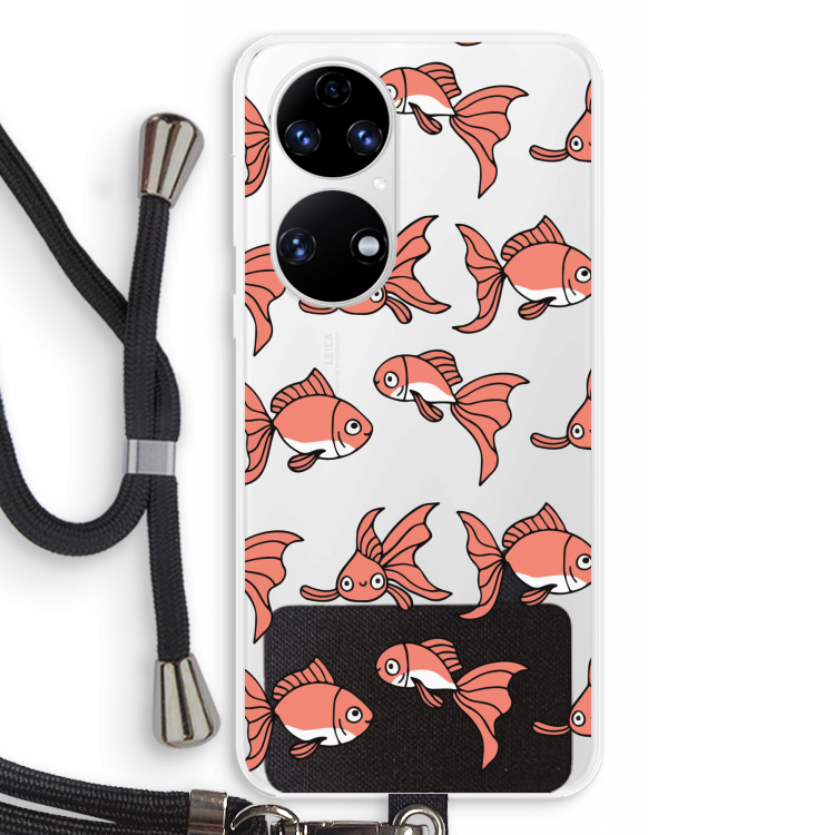 Blub: Huawei P50 Transparant Hoesje met koord