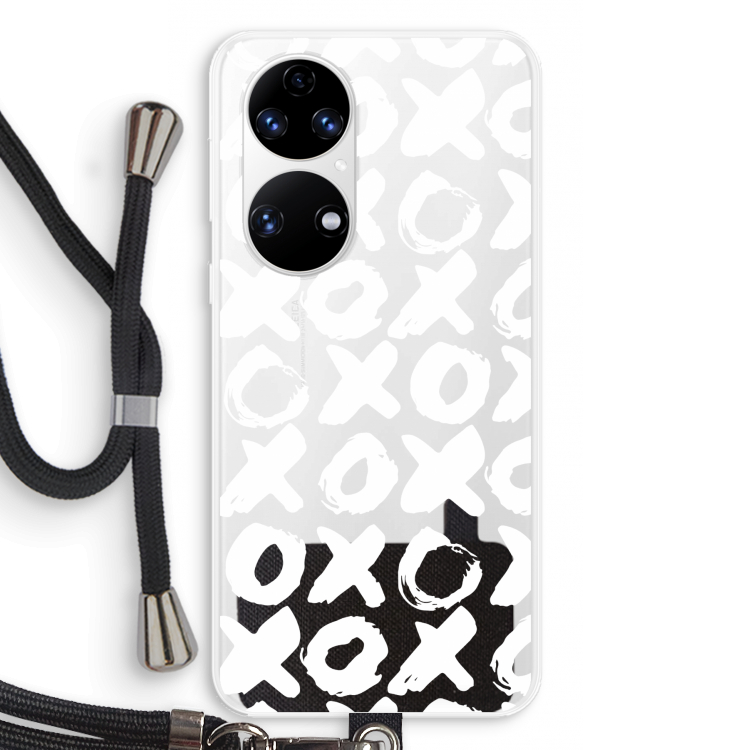 XOXO: Huawei P50 Transparant Hoesje met koord