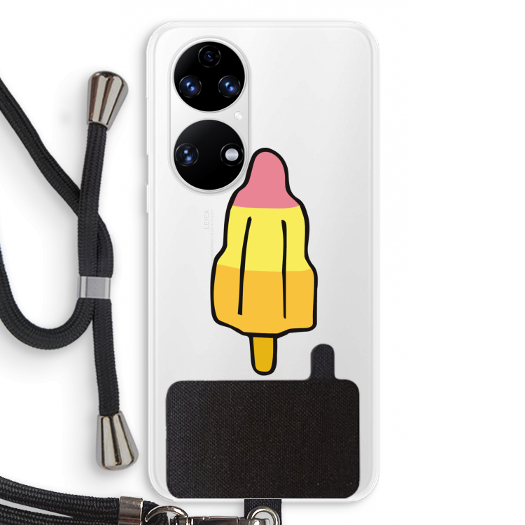 Raketijsje: Huawei P50 Transparant Hoesje met koord