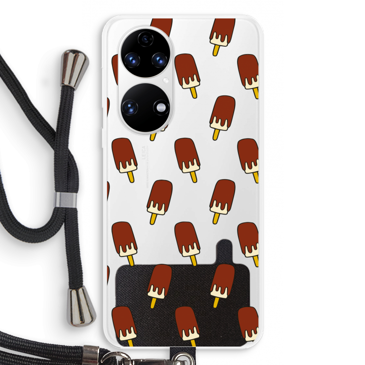 Yummy: Huawei P50 Transparant Hoesje met koord