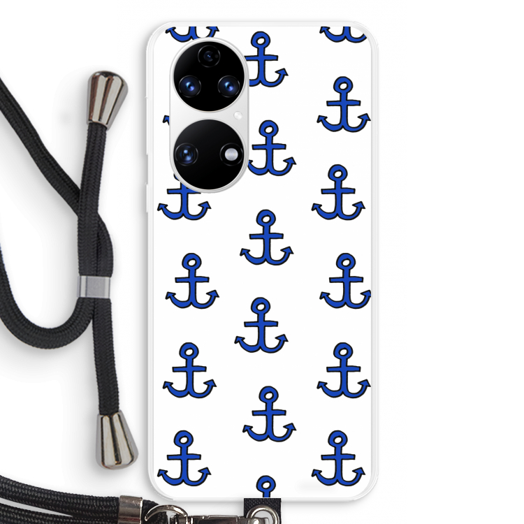 Ankers: Huawei P50 Transparant Hoesje met koord