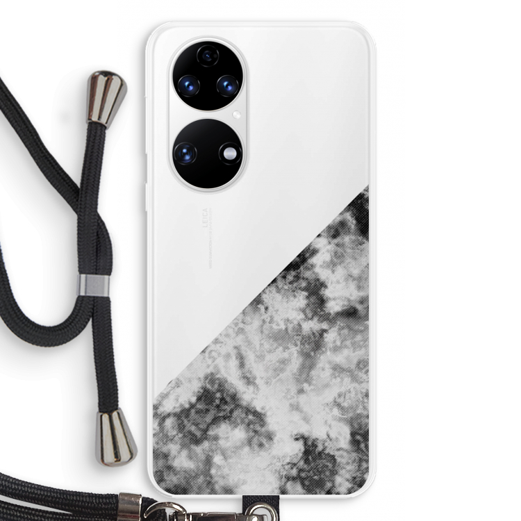 Onweer: Huawei P50 Transparant Hoesje met koord