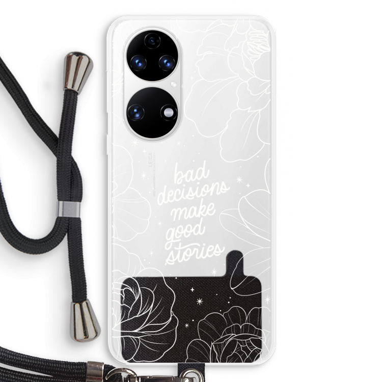 Good stories: Huawei P50 Transparant Hoesje met koord