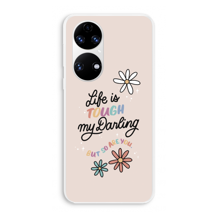 Tough Life: Huawei P50 Transparant Hoesje