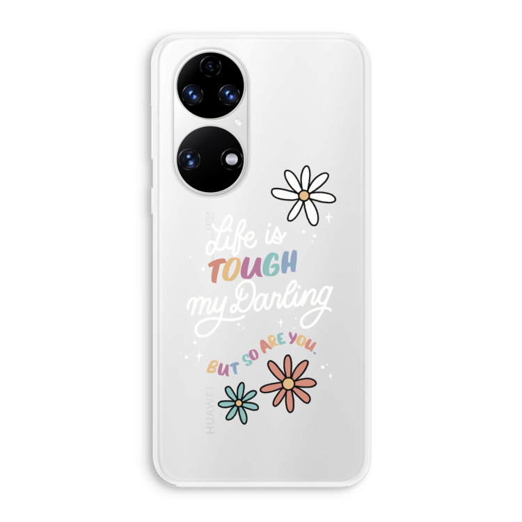 Tough Life: Huawei P50 Transparant Hoesje