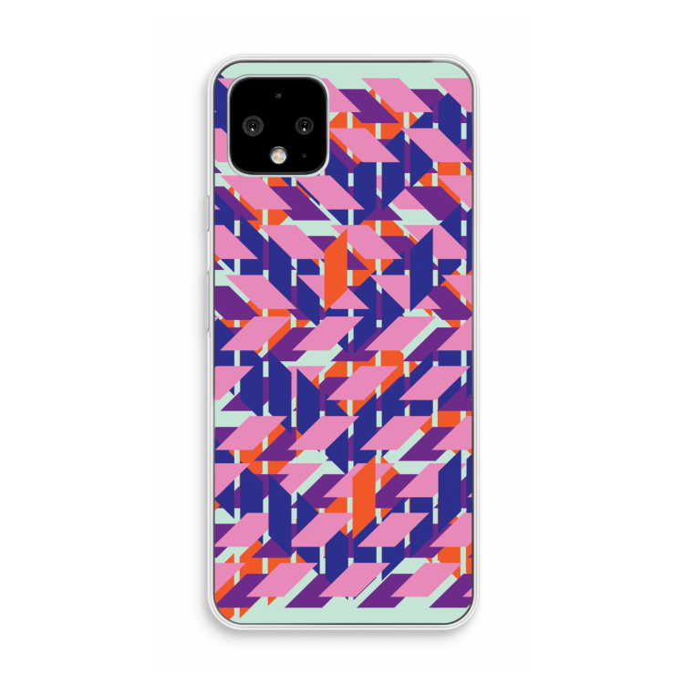 Skew Blush 3: Pixel 4 Transparant Hoesje