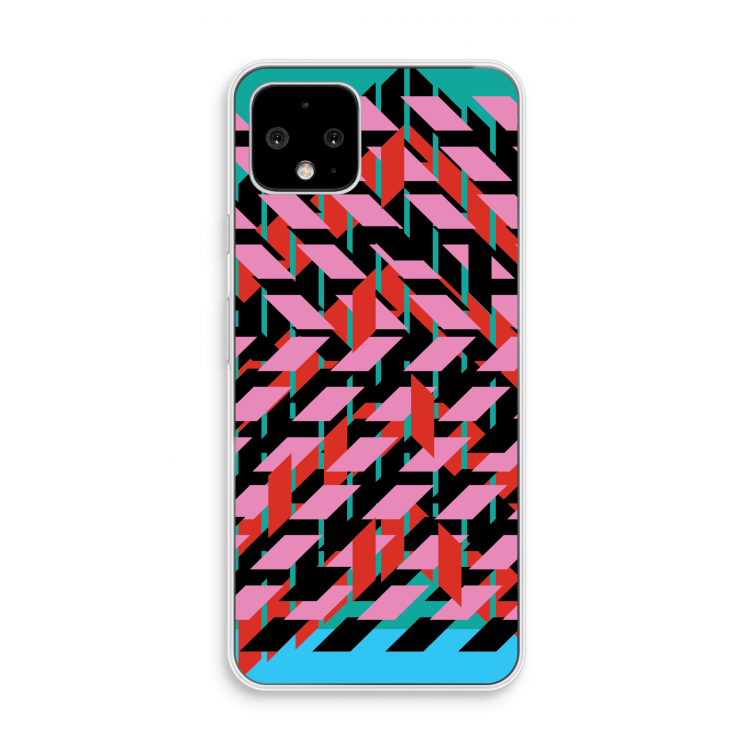 Skew Blush 2: Pixel 4 Transparant Hoesje