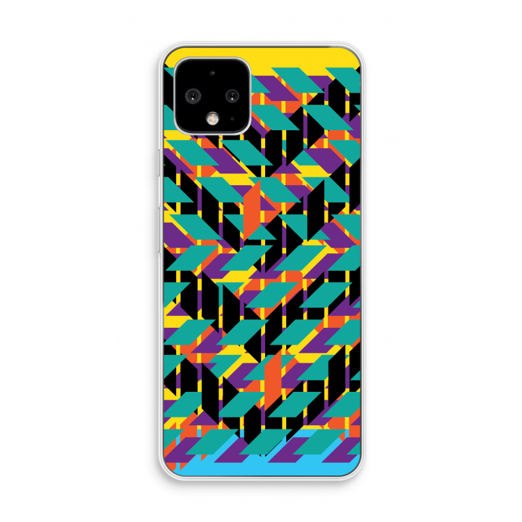 Skew Bee 1: Pixel 4 Transparant Hoesje