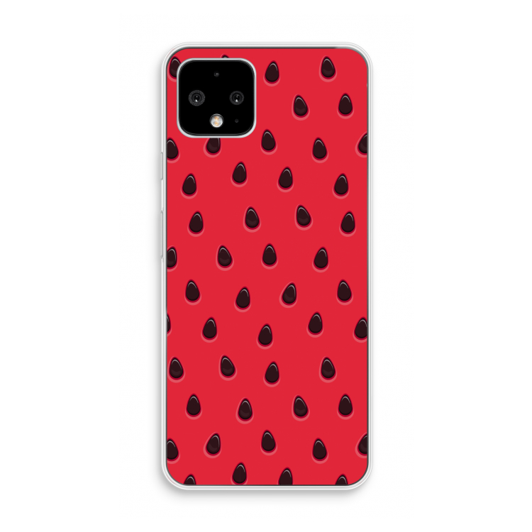 Watermelon: Pixel 4 Transparant Hoesje