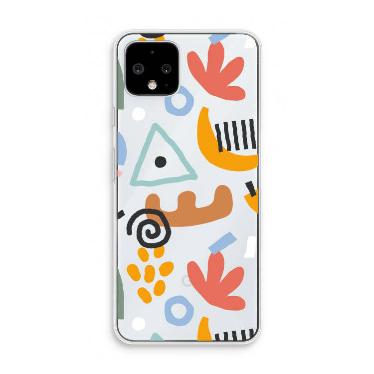 Abstract: Pixel 4 Transparant Hoesje