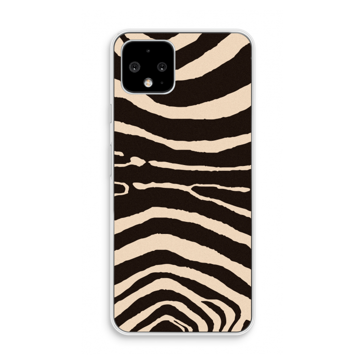Arizona Zebra: Pixel 4 Transparant Hoesje