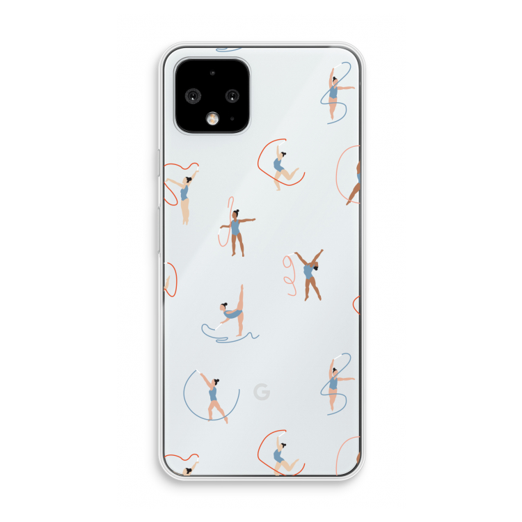 Dancing #3: Pixel 4 Transparant Hoesje