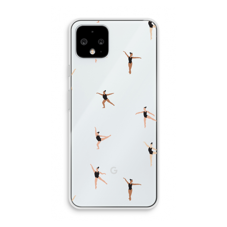 Dancing #1: Pixel 4 Transparant Hoesje