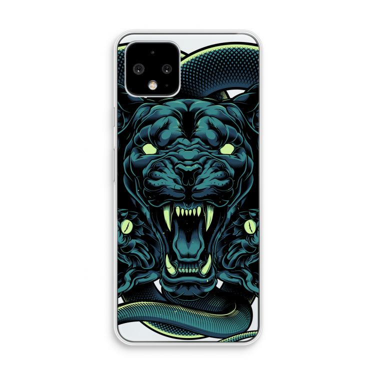 Cougar and Vipers: Pixel 4 Transparant Hoesje