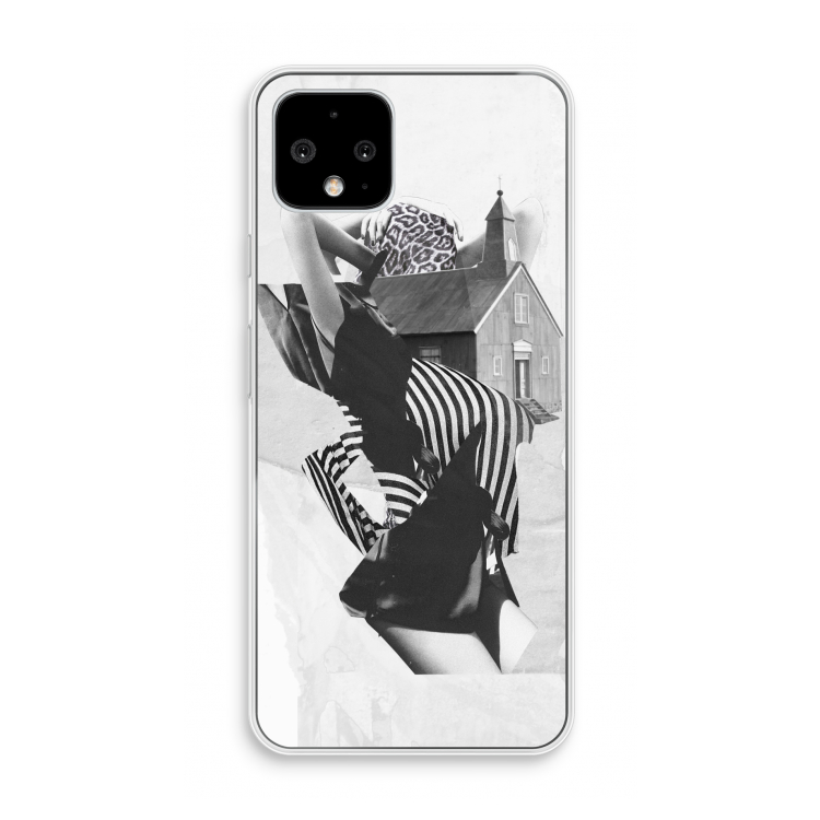 House: Pixel 4 Transparant Hoesje