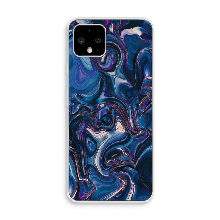 Mirrored Mirage: Pixel 4 Transparant Hoesje