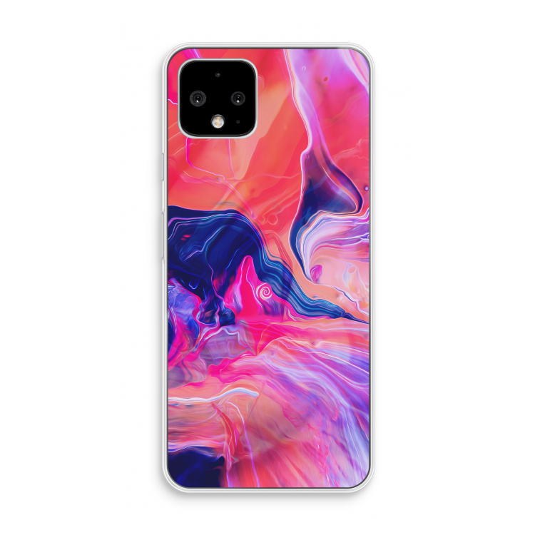 Earth And Ocean: Pixel 4 Transparant Hoesje