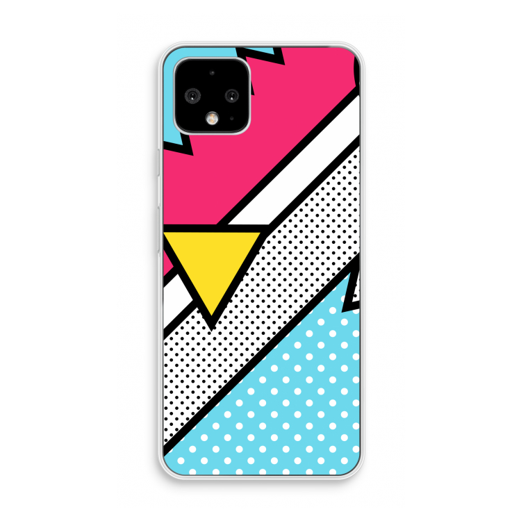 Pop Art #3: Pixel 4 Transparant Hoesje