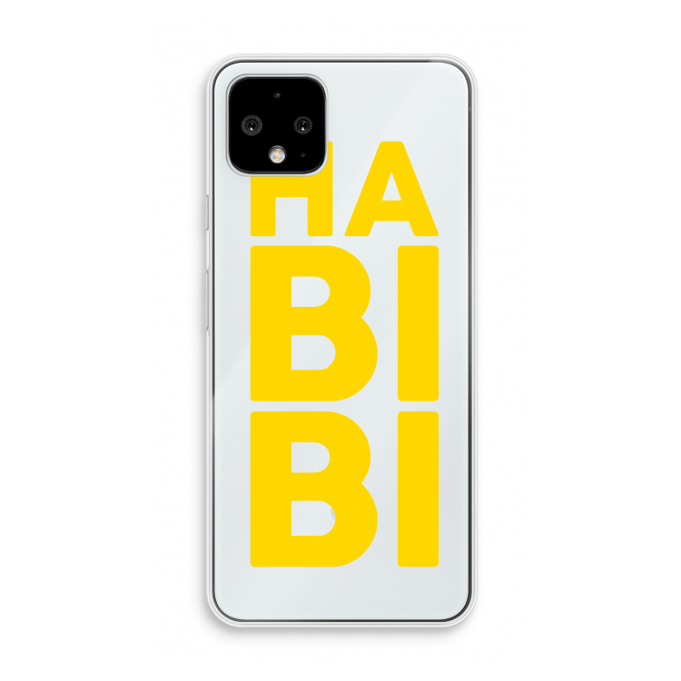 Habibi Majorelle : Pixel 4 Transparant Hoesje