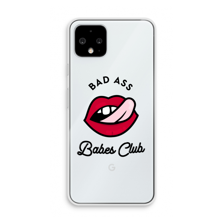 Badass Babes Club: Pixel 4 Transparant Hoesje