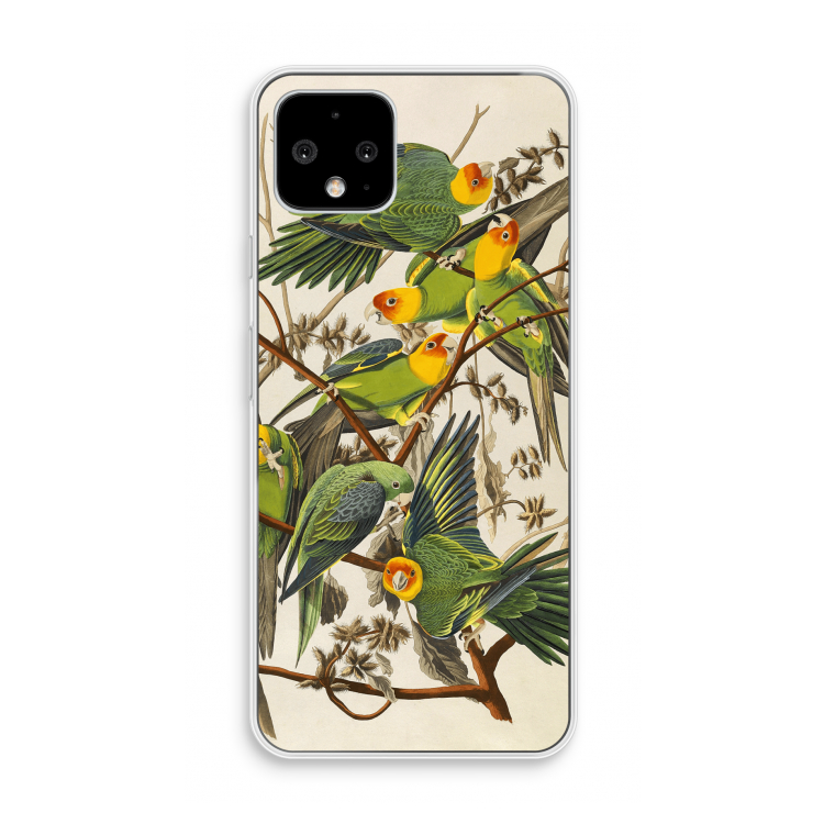 Carolinaparkiet: Pixel 4 Transparant Hoesje