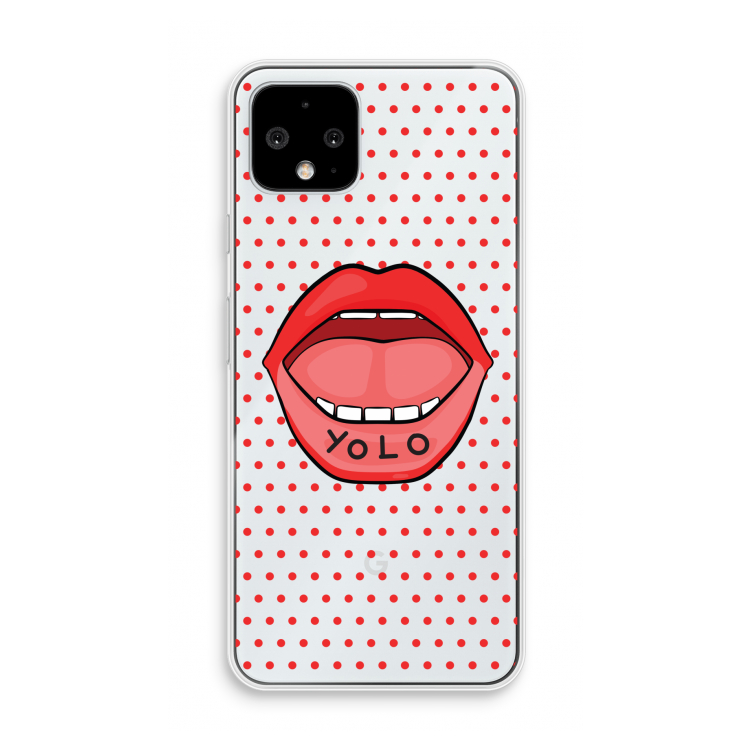 Yolo Denise: Pixel 4 Transparant Hoesje