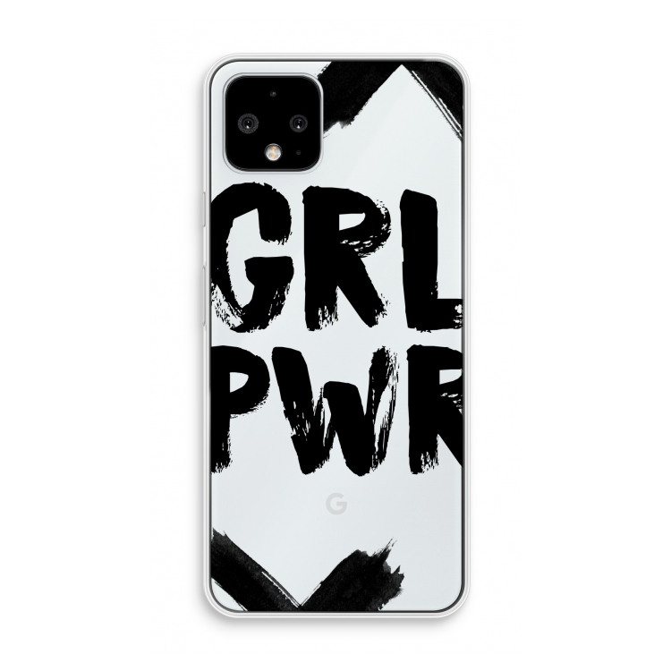 Girl Power #2: Pixel 4 Transparant Hoesje