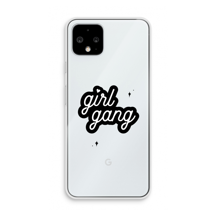 Girl Gang: Pixel 4 Transparant Hoesje