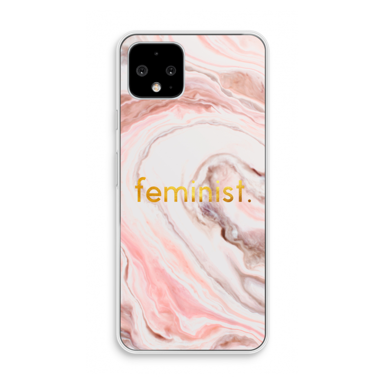 Feminist: Pixel 4 Transparant Hoesje