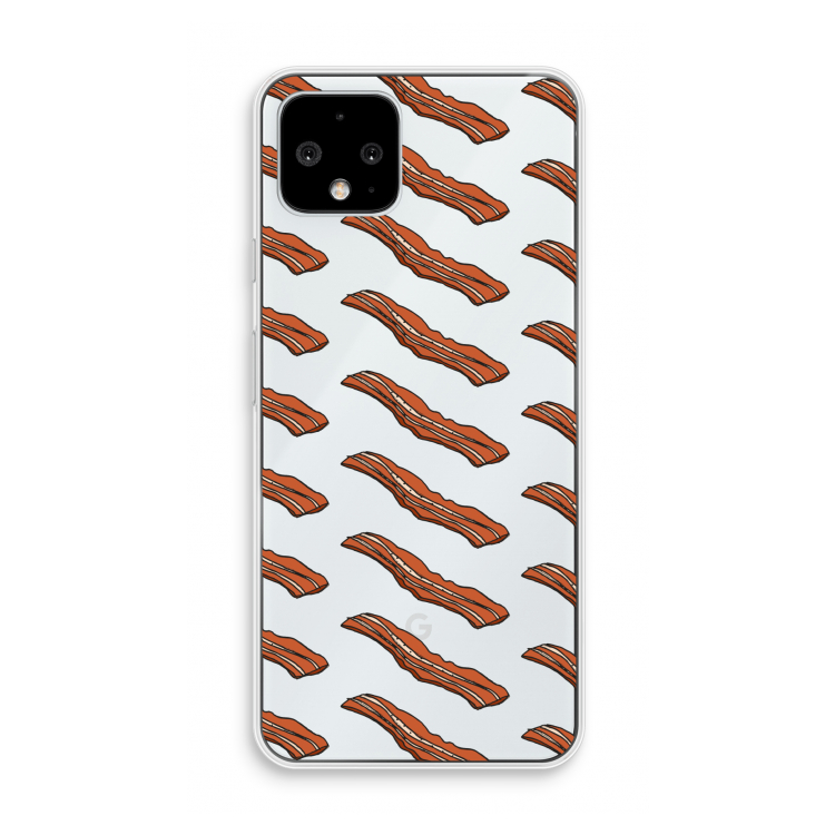 Bacon to my eggs #2: Pixel 4 Transparant Hoesje