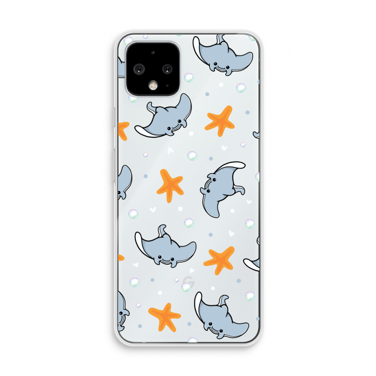 Manta: Pixel 4 Transparant Hoesje