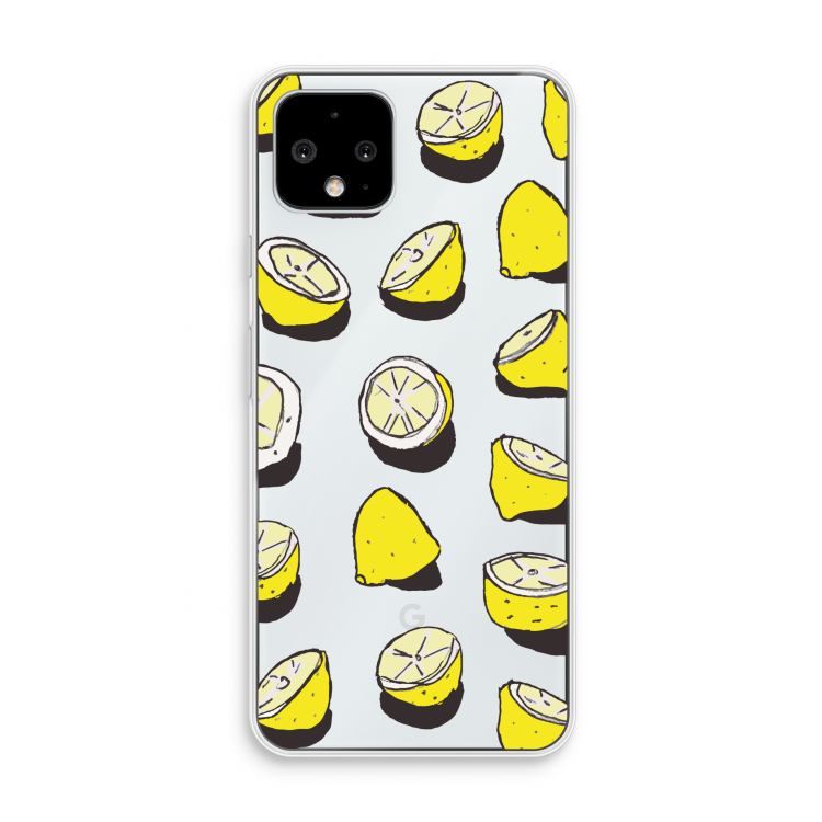 When Life Gives You Lemons...: Pixel 4 Transparant Hoesje