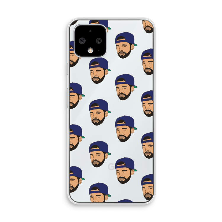 Drake Away: Pixel 4 Transparant Hoesje