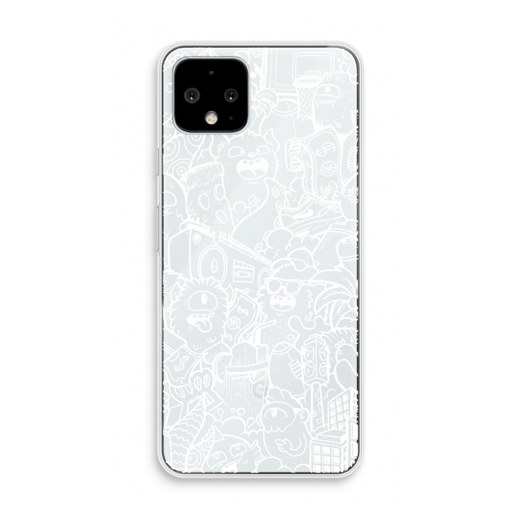 Vexx City #2: Pixel 4 Transparant Hoesje