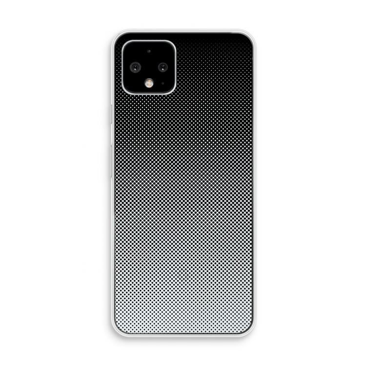 Musketon Halftone: Pixel 4 Transparant Hoesje