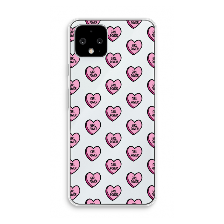 GIRL POWER: Pixel 4 Transparant Hoesje