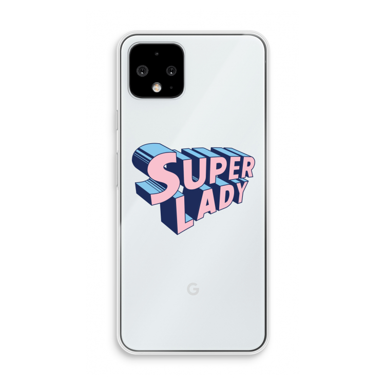 Superlady: Pixel 4 Transparant Hoesje