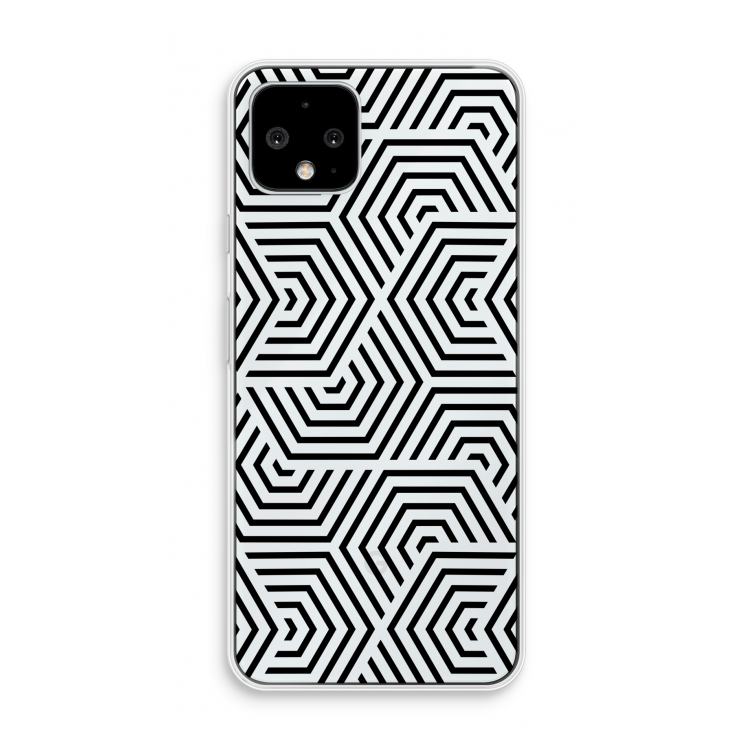 Magic pattern: Pixel 4 Transparant Hoesje