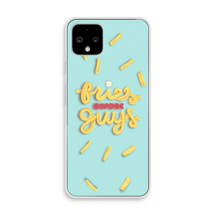Always fries: Pixel 4 Transparant Hoesje