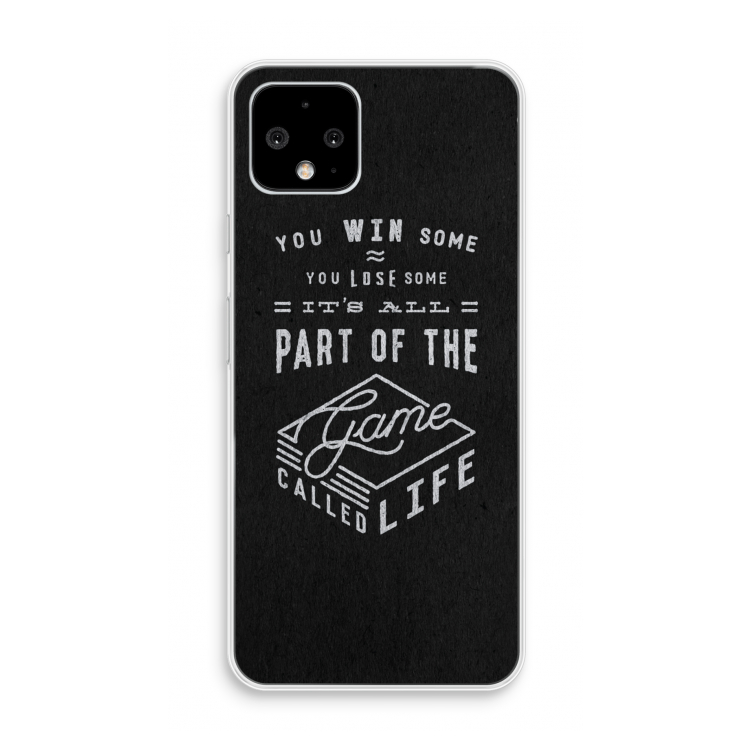 Life: Pixel 4 Transparant Hoesje