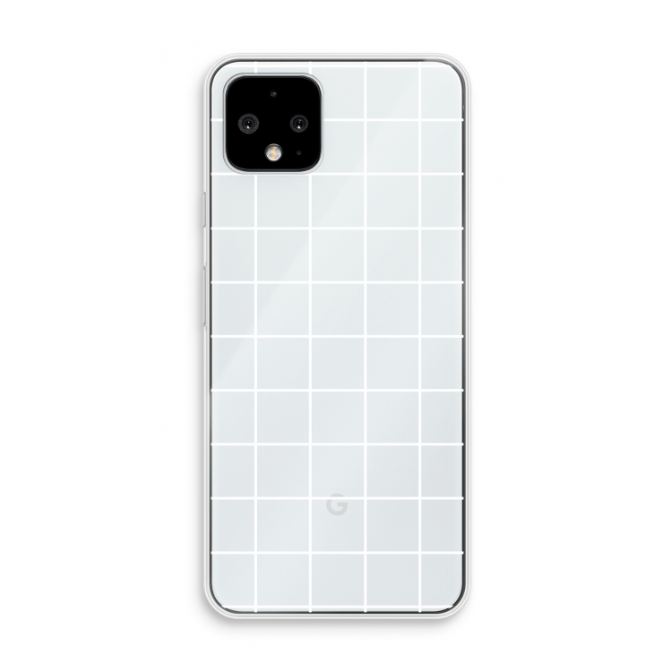 Rooster 2: Pixel 4 Transparant Hoesje