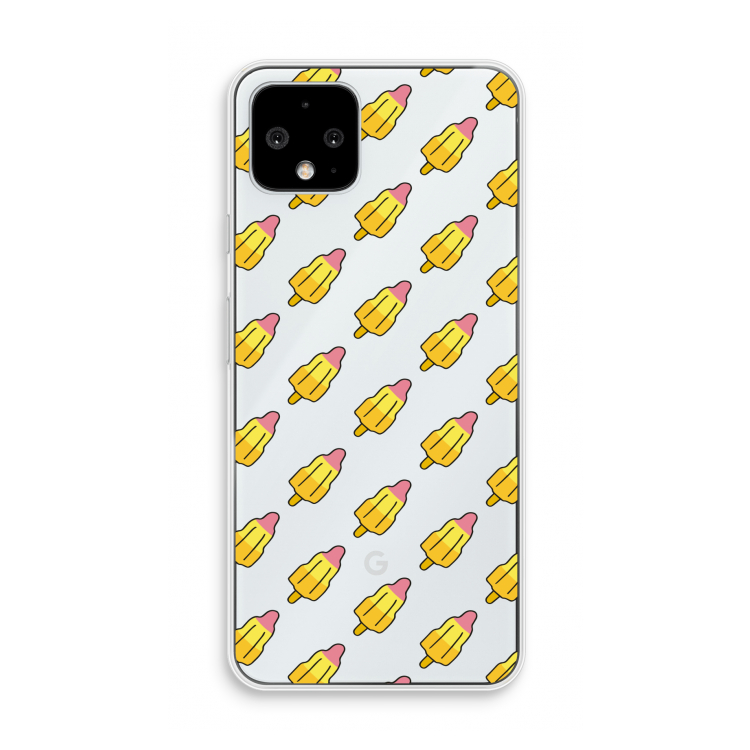 Waterijsjes: Pixel 4 Transparant Hoesje