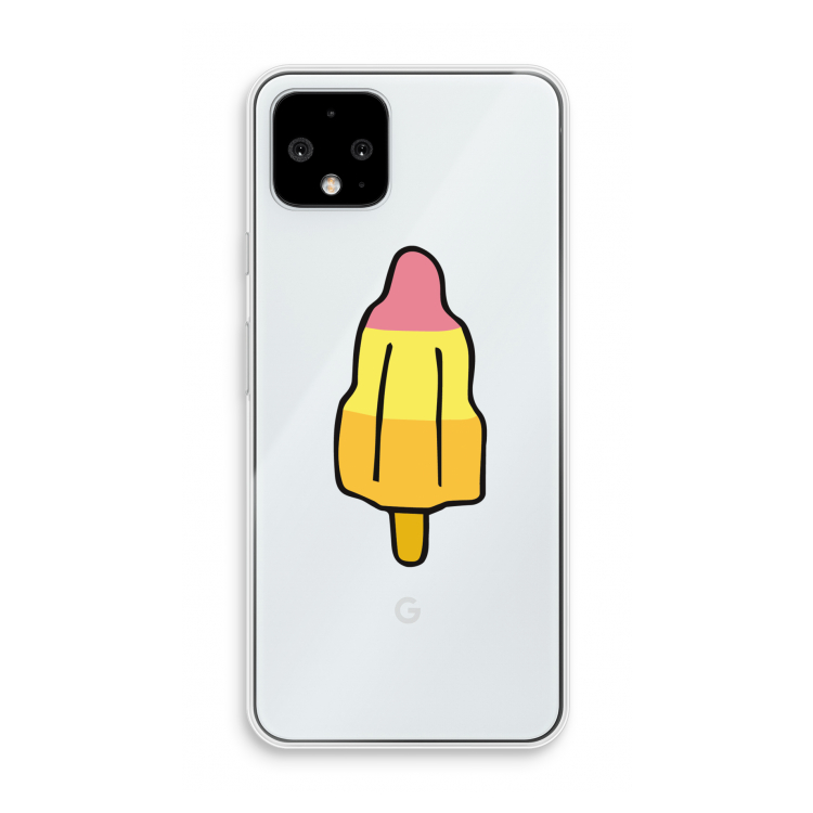 Raketijsje: Pixel 4 Transparant Hoesje