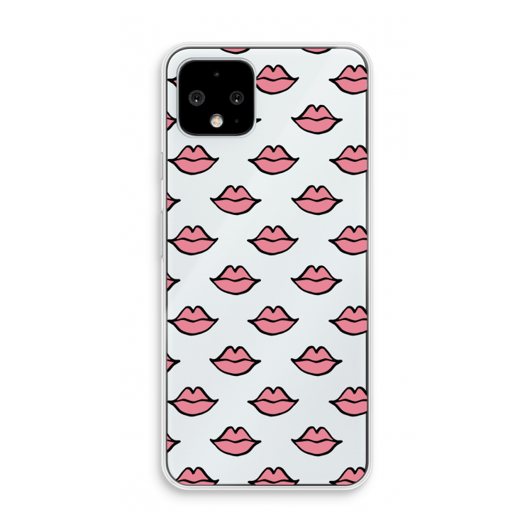 Lipjes: Pixel 4 Transparant Hoesje