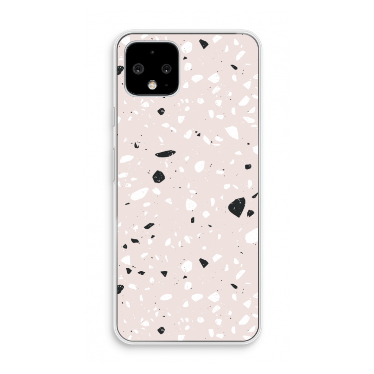 Terrazzo N°20: Pixel 4 Transparant Hoesje