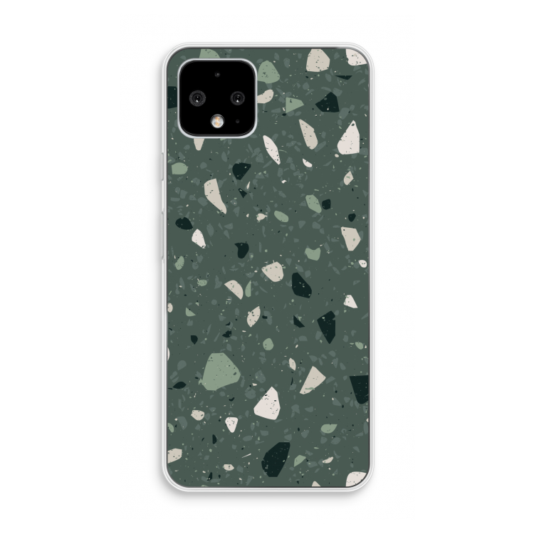 Terrazzo N°19: Pixel 4 Transparant Hoesje