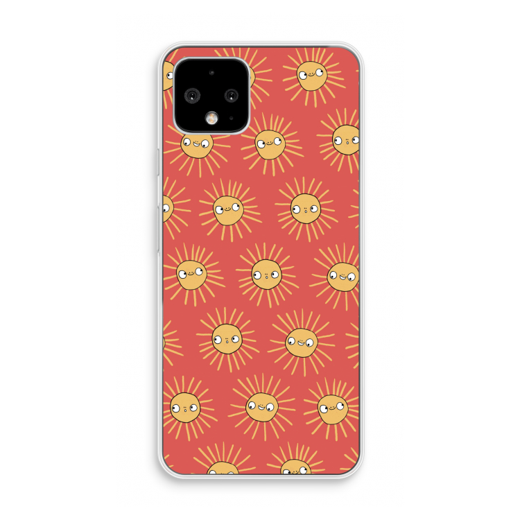 Zon: Pixel 4 Transparant Hoesje
