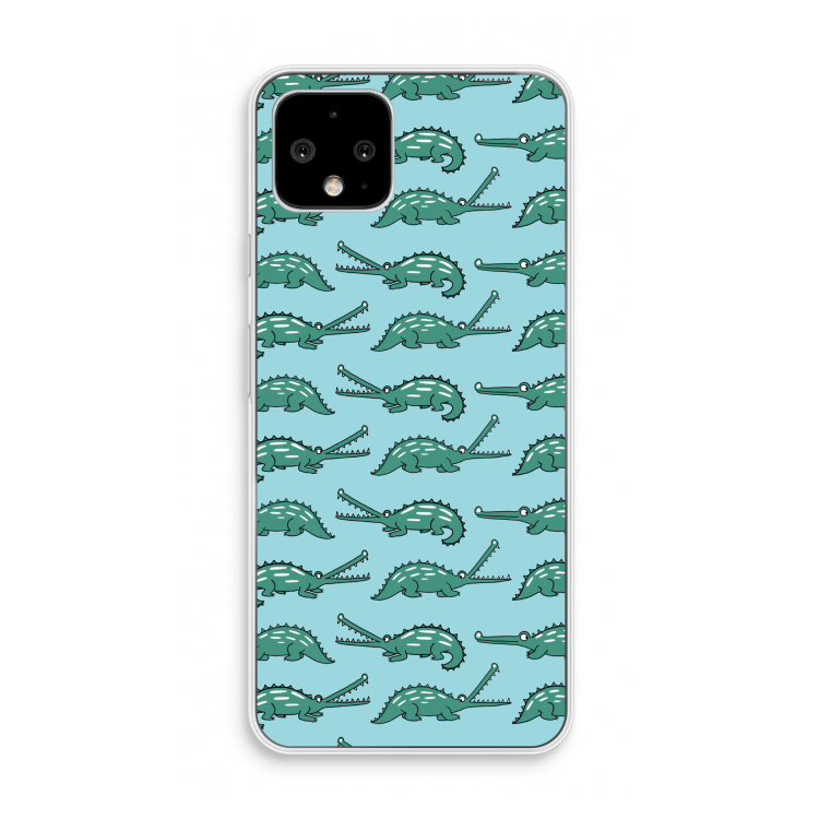 Kroko: Pixel 4 Transparant Hoesje
